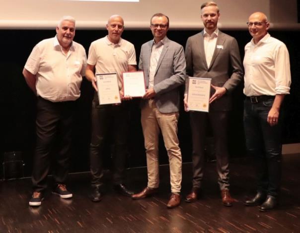 Patrick Bünzli (Präsident sffv), Christian Lemmel (Vize Präsident sffv), Radek Kubelka (Verkaufsleiter Toyota Schweiz), Gerrit Grobel (Teamleader Captive Car, Amag Import AG), Ralf Käser (Geschäftsführer sffv)